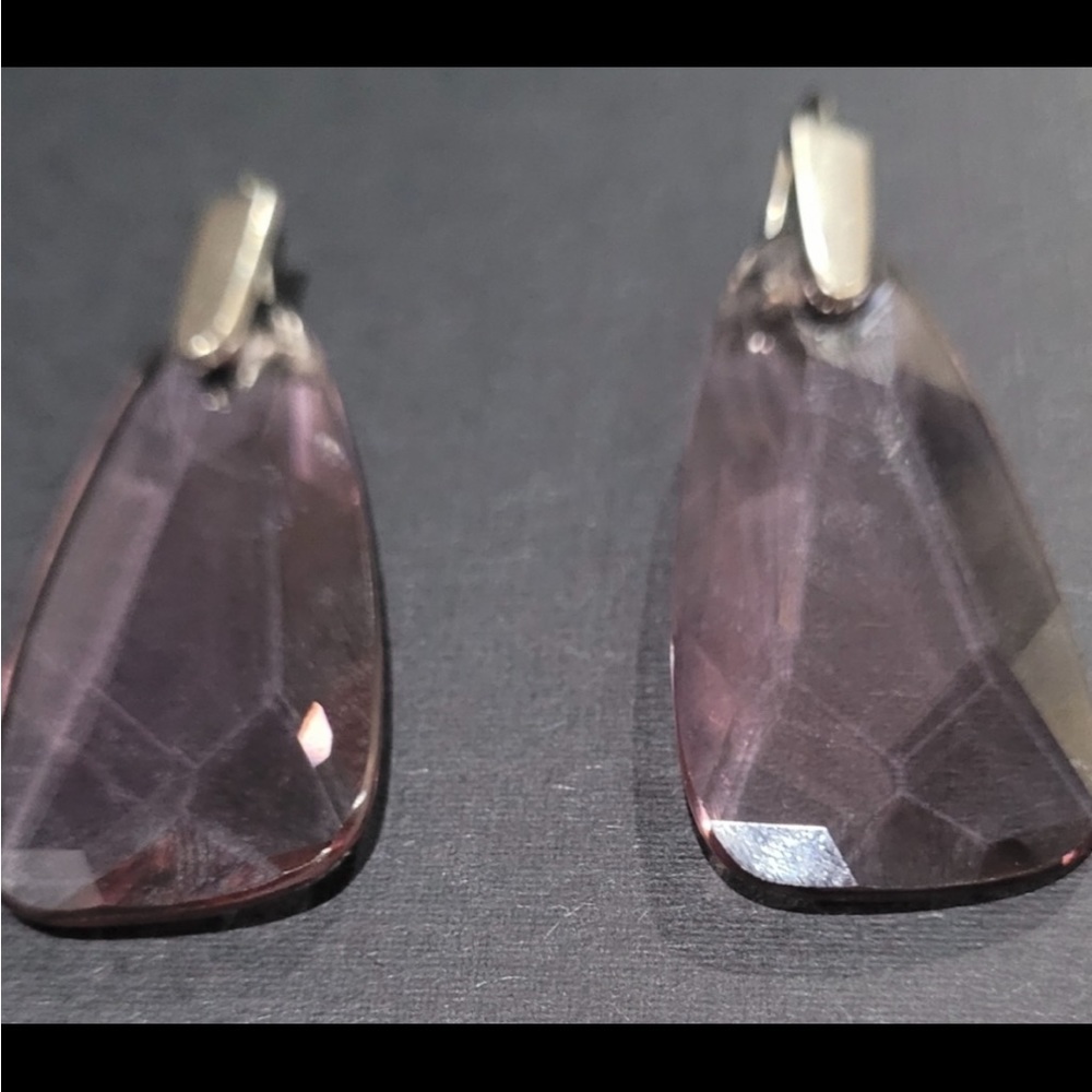 Kendra Scott Lavender Drop Earrings - Picture 8 of 9